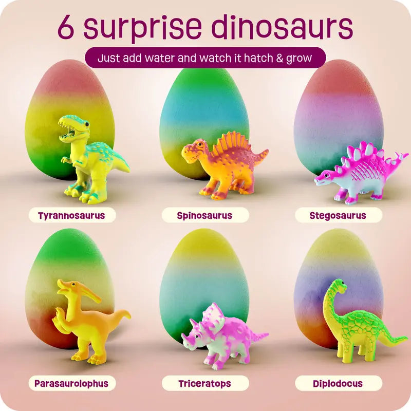 Water Activated Dinosaur Hatching Surprise Eggs